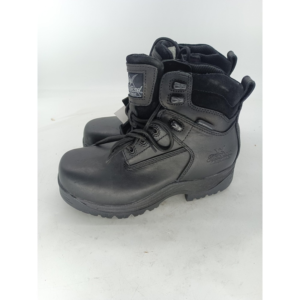 Thorogood Boots Mens Size 5 Black Leather Composite Safety Toe Work 804-6037 s6